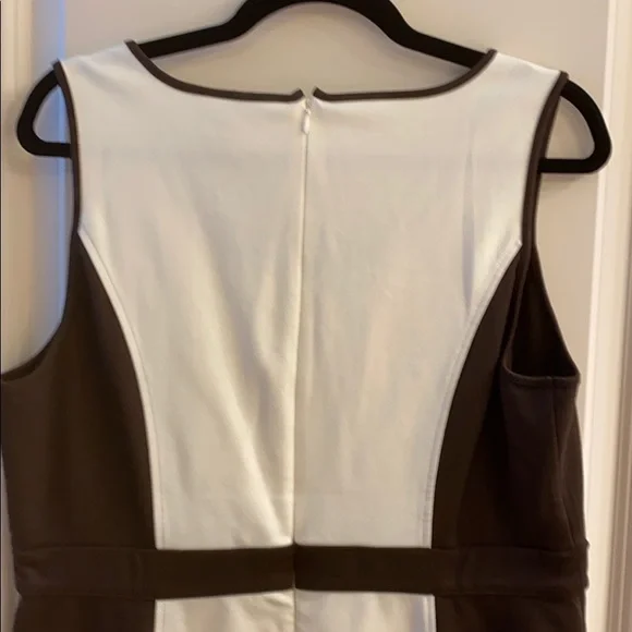 Ann Taylor Brown and Cream Dress Sz 12 NWTS - Picture 5 of 6